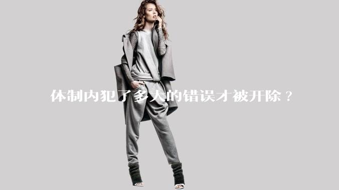 体制内犯了多大的错误才被开除?